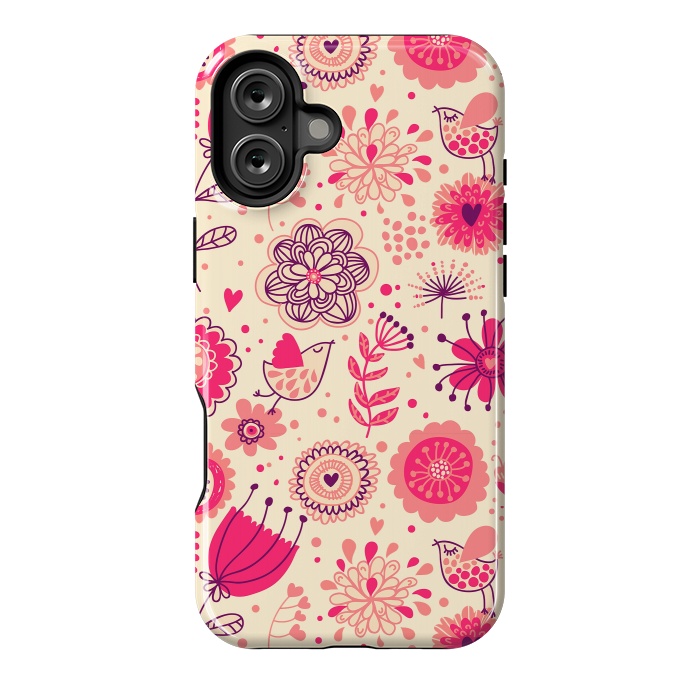 iPhone 16 Plus StrongFit Romantic Flowers In Spring by ArtsCase