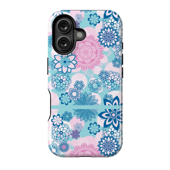 iPhone 16 StrongFit Mandalas In Beautiful Pastel Colors by ArtsCase