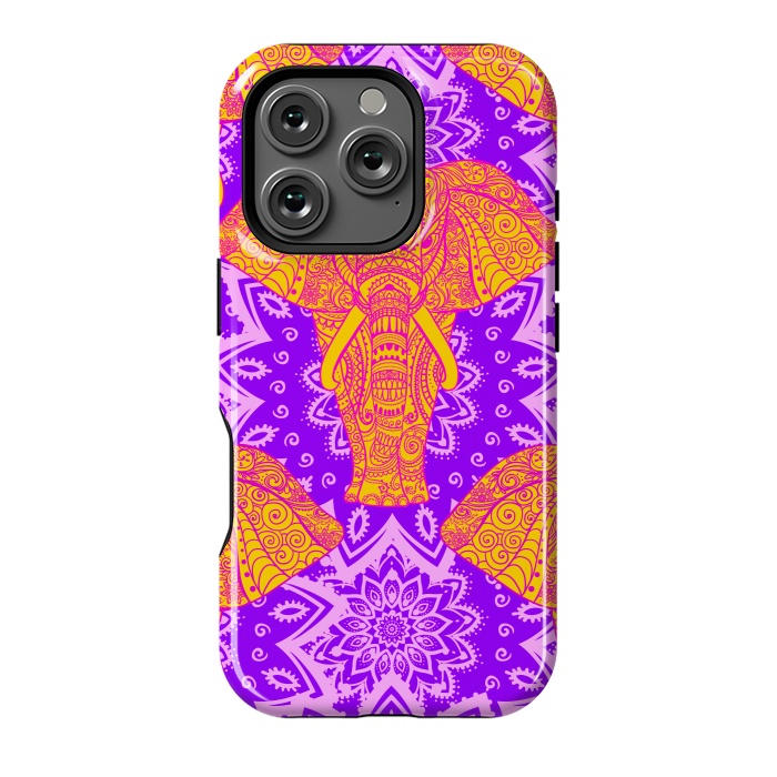 iPhone 16 Pro StrongFit Color Elephants by ArtsCase