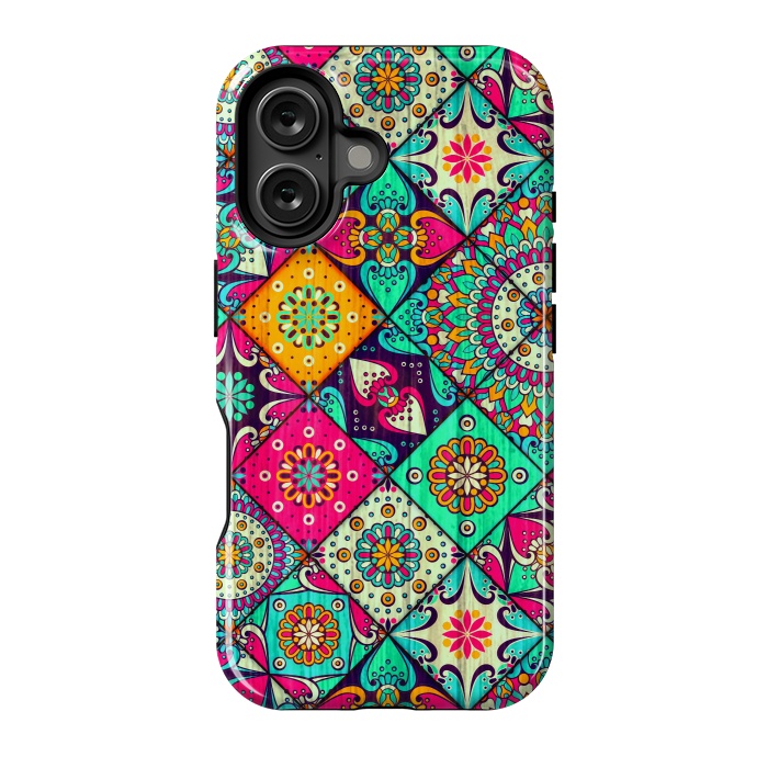 iPhone 16 StrongFit Party Of Colors And Mandalas by ArtsCase