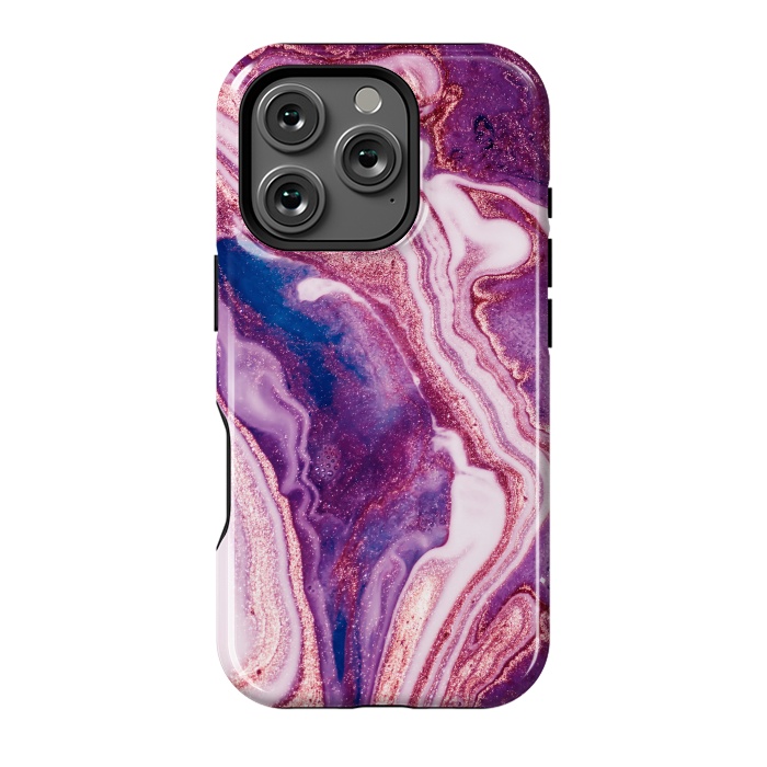 iPhone 16 Pro StrongFit swirls of marble by ArtsCase