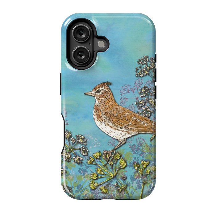 iPhone 16 StrongFit Summer Skylark by Lotti Brown