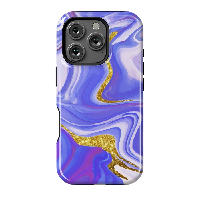 iPhone 16 Pro StrongFit Paint splash Colorful fluid by ArtsCase