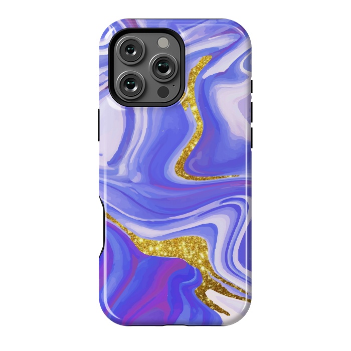 iPhone 16 Pro Max StrongFit Paint splash Colorful fluid by ArtsCase