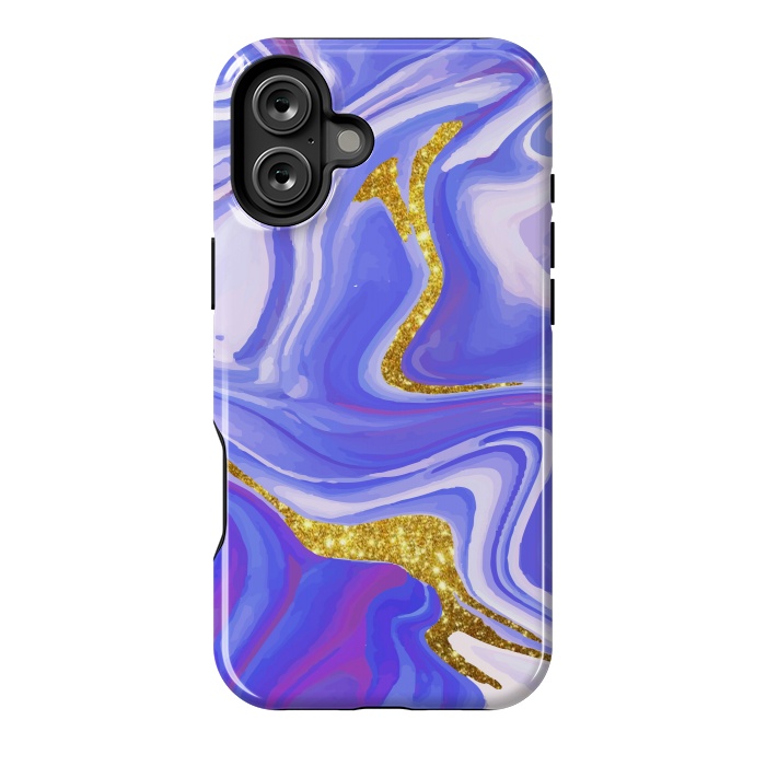 iPhone 16 Plus StrongFit Paint splash Colorful fluid by ArtsCase