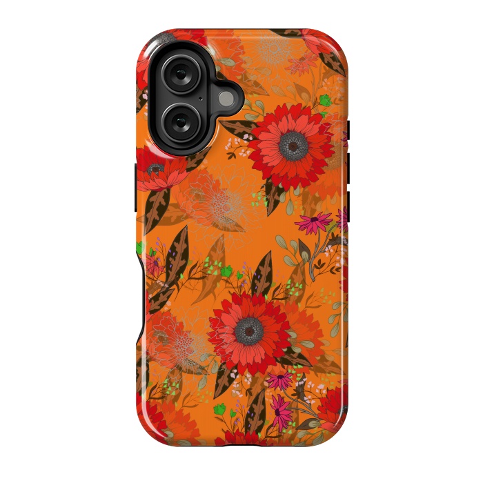 iPhone 16 StrongFit Sunflowers for October by ArtsCase