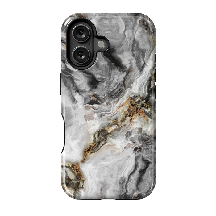 iPhone 16 StrongFit Marble N256 by ArtsCase