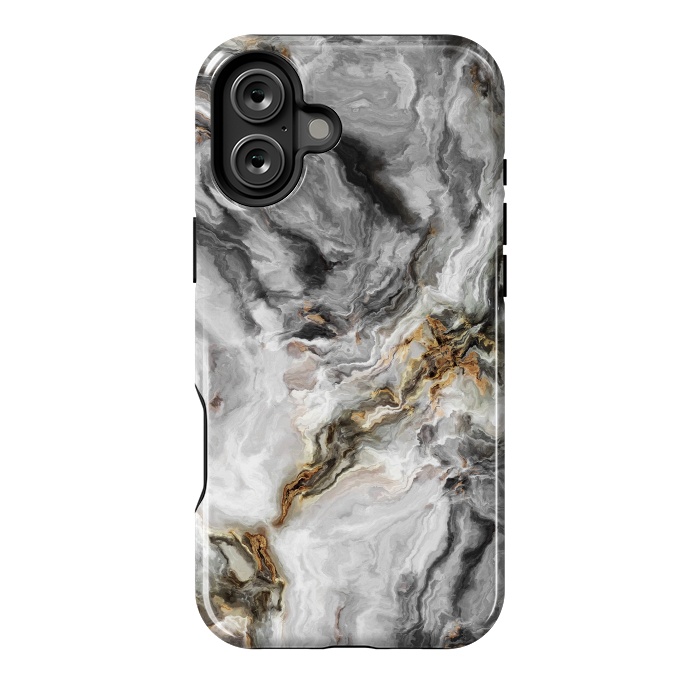 iPhone 16 Plus StrongFit Marble N256 by ArtsCase