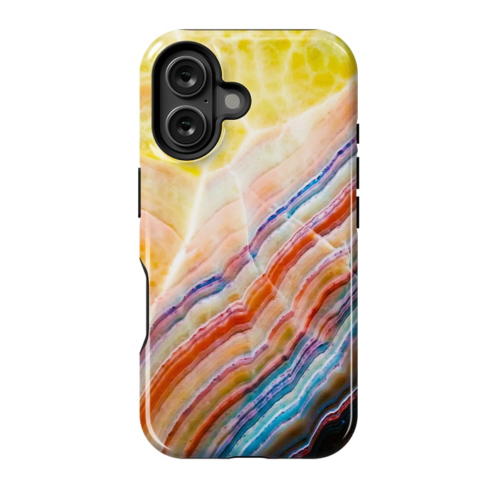 iPhone 16 StrongFit colored stone by ArtsCase