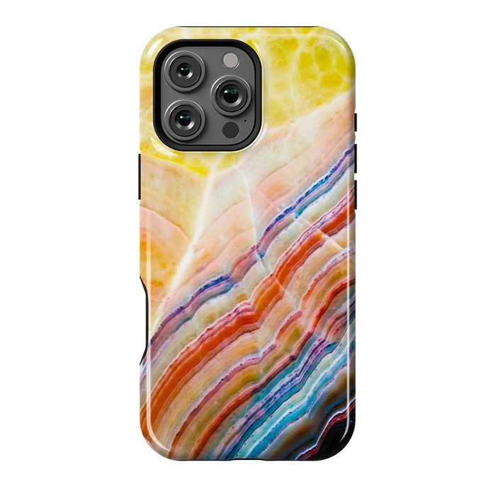 iPhone 16 Pro Max StrongFit colored stone by ArtsCase