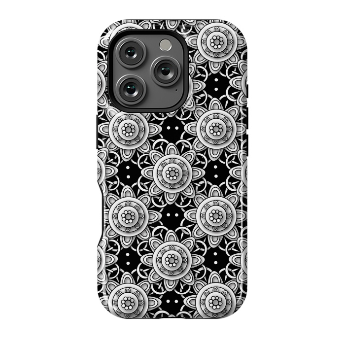 iPhone 16 Pro StrongFit Lace Flowers by Shelly Bremmer