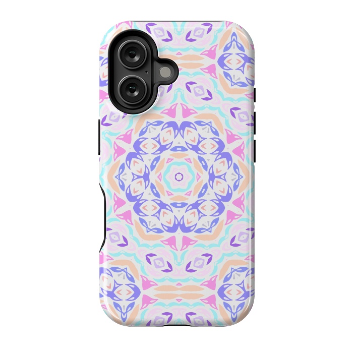 iPhone 16 StrongFit Secret Kaleidoscope Mandala by Creativeaxle