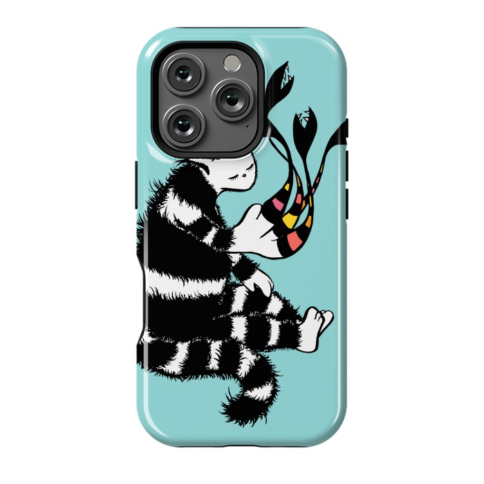 iPhone 16 Pro StrongFit Weird Cat Character With Strange Deformed Paw by Boriana Giormova