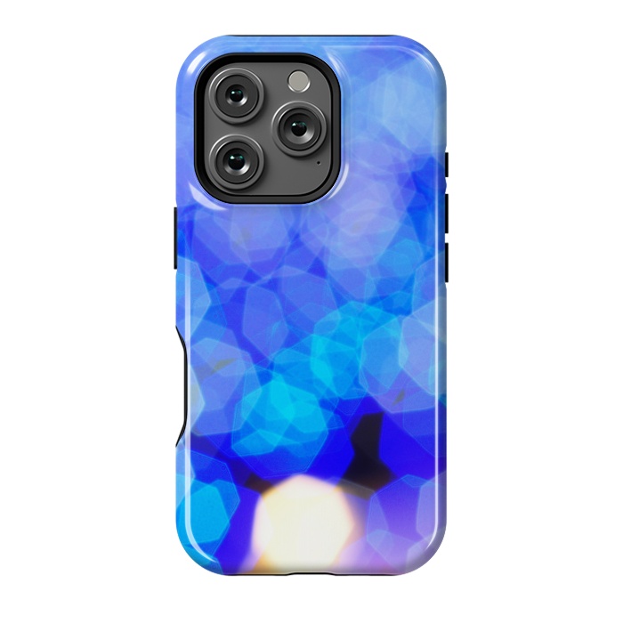 iPhone 16 Pro StrongFit BLUE SHINY LIGHTS by MALLIKA