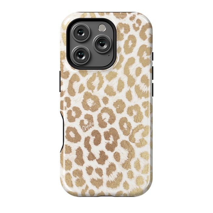 iPhone 16 Pro StrongFit ReaL LeOpard - Greek Ancient Gold by ''CVogiatzi.