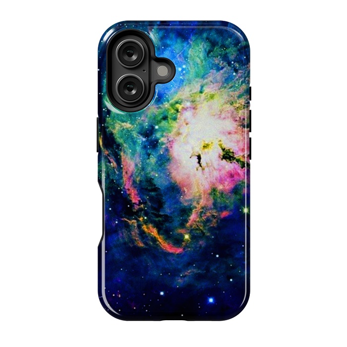 iPhone 16 StrongFit colorful nebula by haroulita