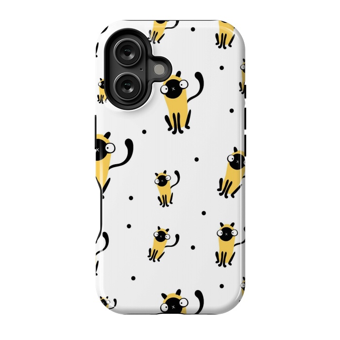 iPhone 16 StrongFit cool cats by haroulita