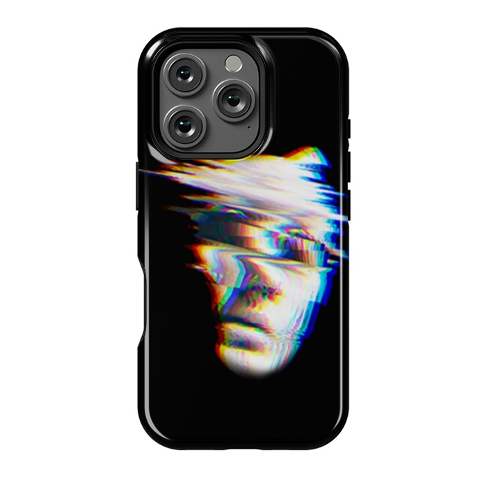 iPhone 16 Pro StrongFit glitch horror face by haroulita