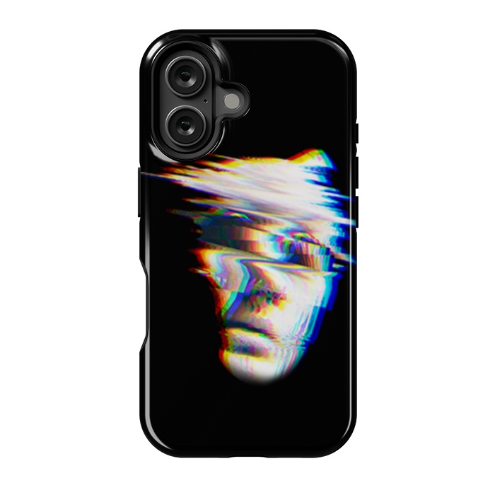 iPhone 16 StrongFit glitch horror face by haroulita