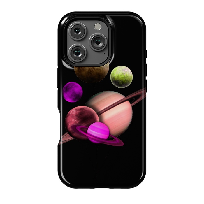 iPhone 16 Pro StrongFit Purple pink space by haroulita