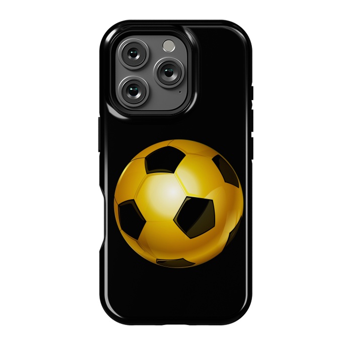 iPhone 16 Pro StrongFit golden ball by haroulita