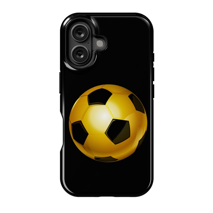 iPhone 16 StrongFit golden ball by haroulita