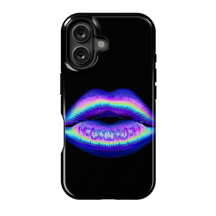 iPhone 16 StrongFit purple lips by haroulita