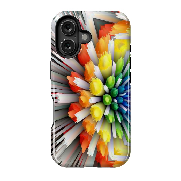 iPhone 16 StrongFit rainbow by haroulita