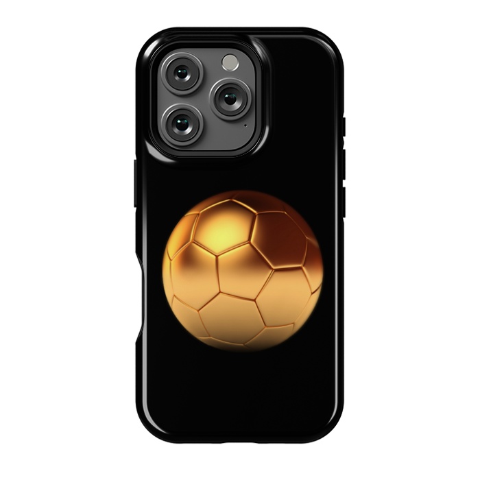 iPhone 16 Pro StrongFit gold ball  by haroulita