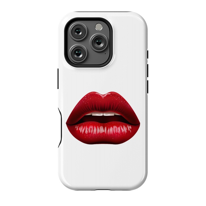 iPhone 16 Pro StrongFit red lips by haroulita