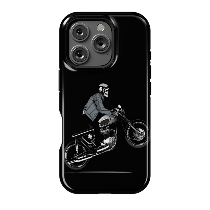 iPhone 16 Pro StrongFit skull biker x by haroulita