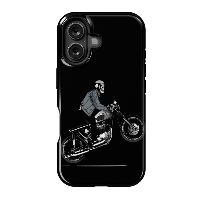 iPhone 16 StrongFit skull biker x by haroulita