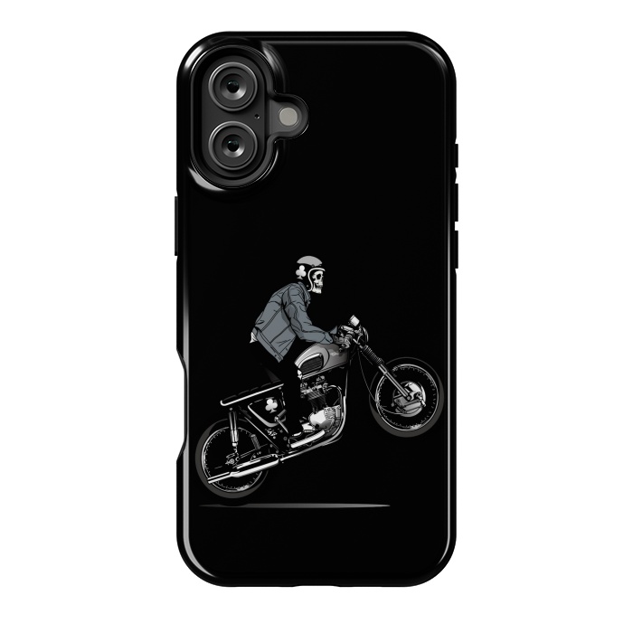 iPhone 16 Plus StrongFit skull biker x by haroulita