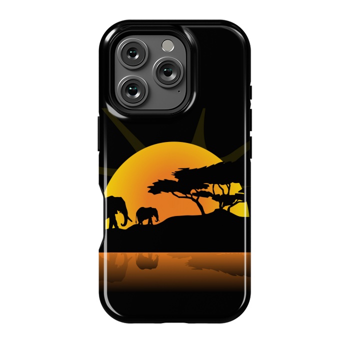 iPhone 16 Pro StrongFit african sunset by haroulita