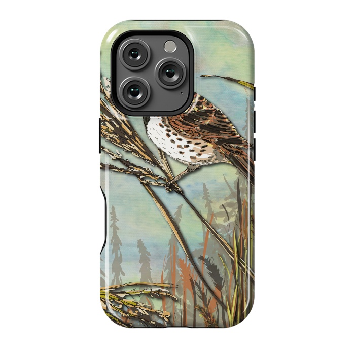 iPhone 16 Pro StrongFit Reedbunting by Lotti Brown