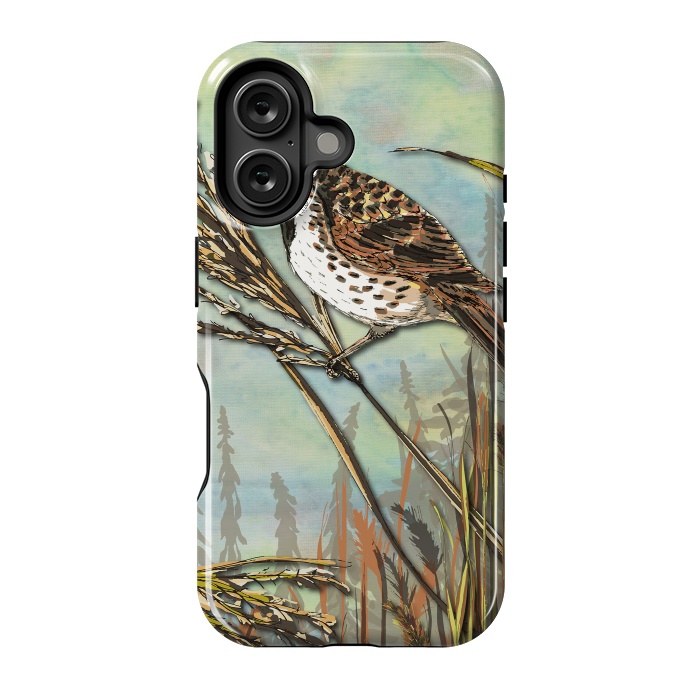 iPhone 16 StrongFit Reedbunting by Lotti Brown