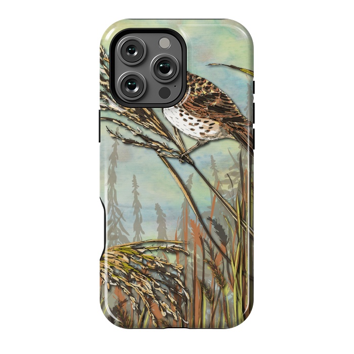 iPhone 16 Pro Max StrongFit Reedbunting by Lotti Brown