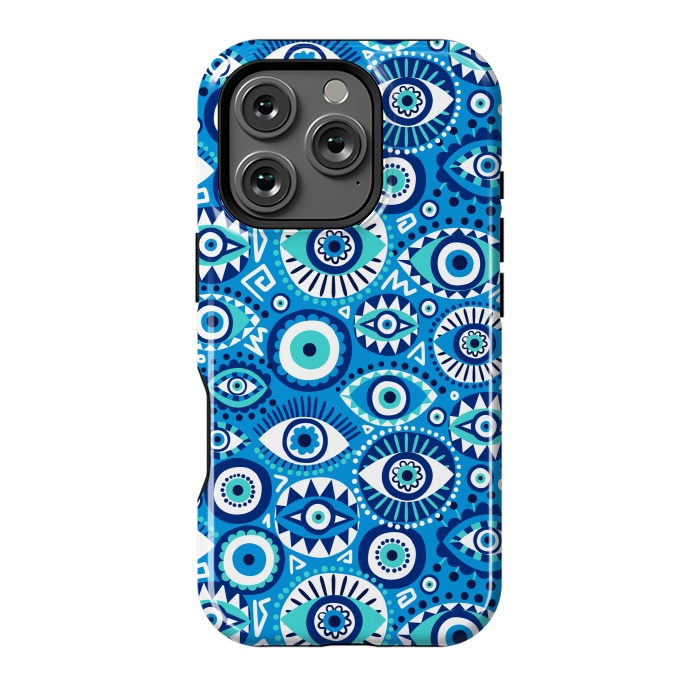 iPhone 16 Pro StrongFit Evil eye by Laura Grant