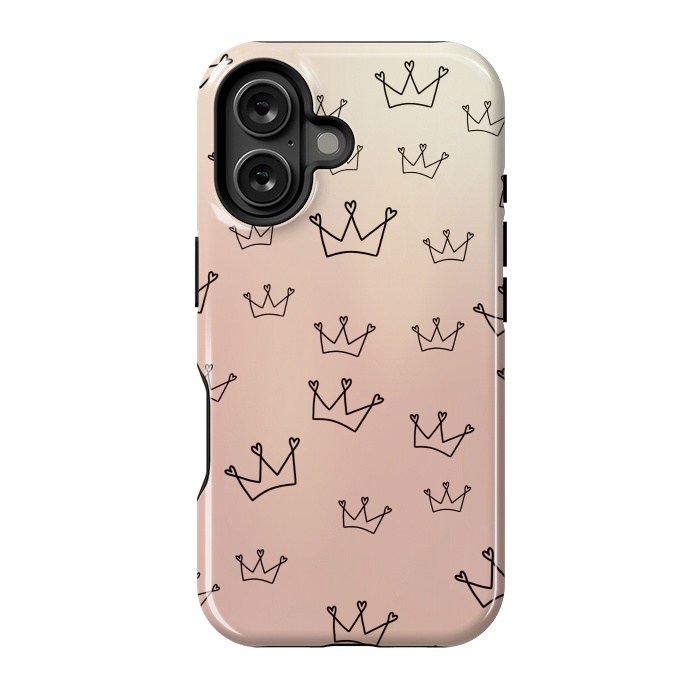 iPhone 16 StrongFit Crown heart by Jms