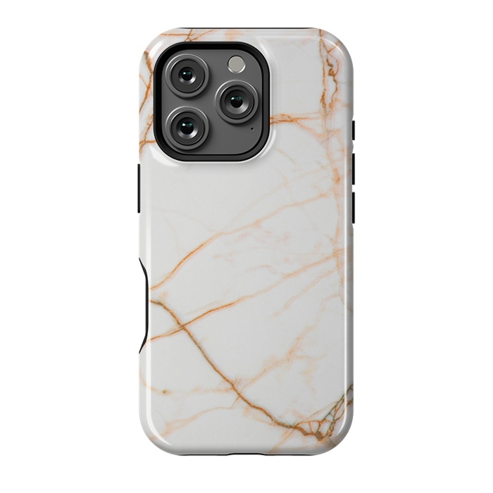 iPhone 16 Pro StrongFit Gold marble by Winston