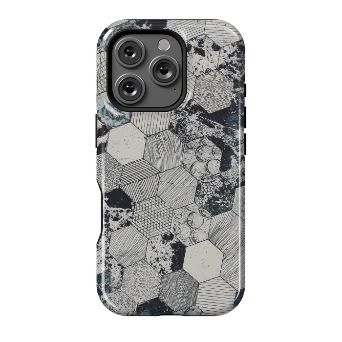 iPhone 16 Pro StrongFit Hexagonal by Winston