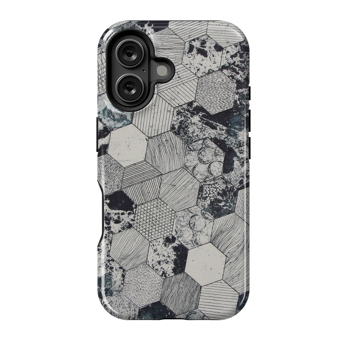 iPhone 16 StrongFit Hexagonal by Winston