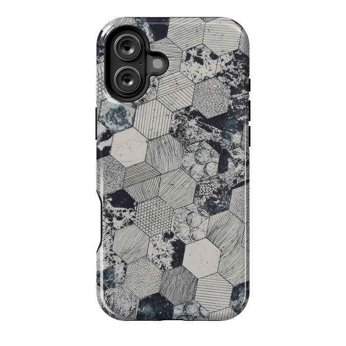 iPhone 16 Plus StrongFit Hexagonal by Winston