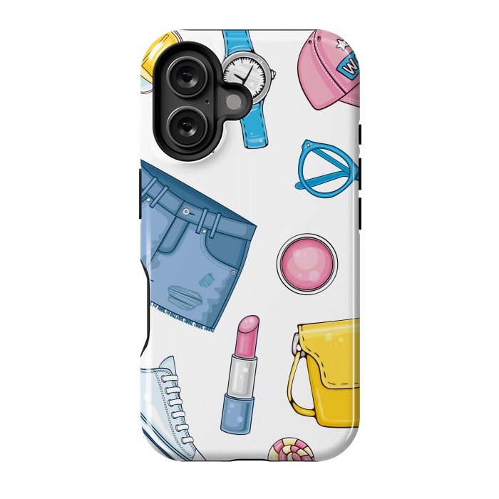 iPhone 16 StrongFit For Summer Fashion Woman by ArtsCase