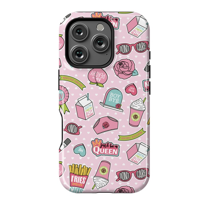 iPhone 16 Pro StrongFit Girls Fashion Design With Cute Symbols by ArtsCase