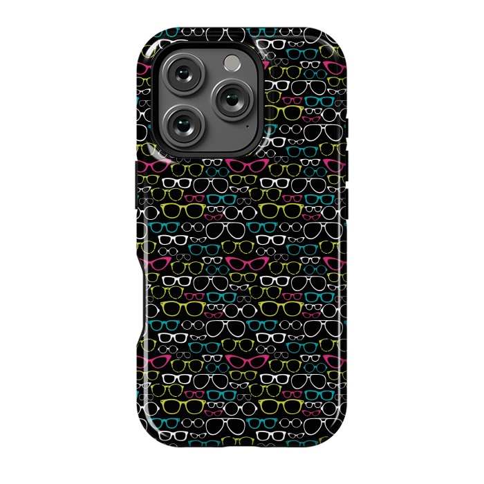 iPhone 16 Pro StrongFit Many Glasses by ArtsCase