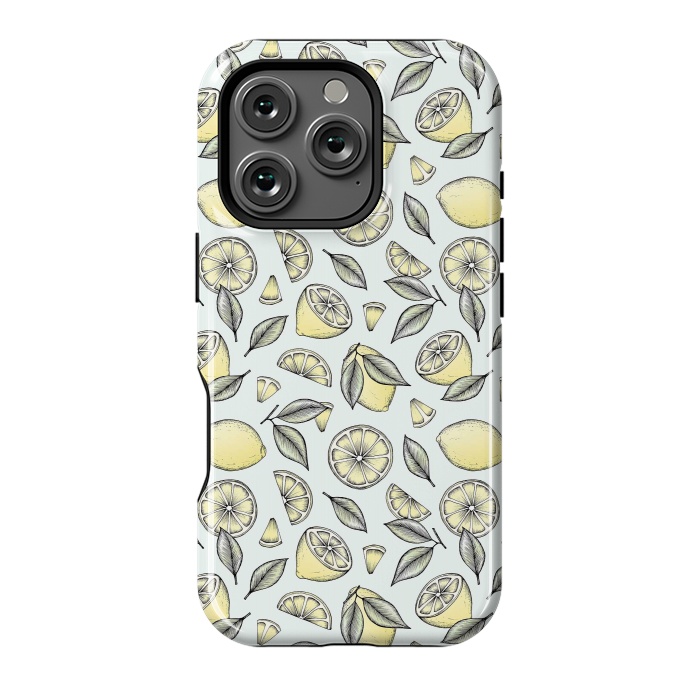 iPhone 16 Pro StrongFit Lemon Tree by Barlena