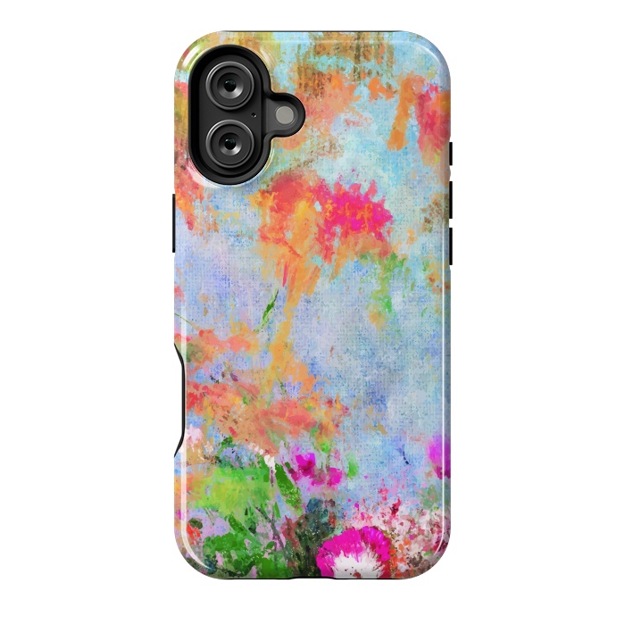 iPhone 16 Plus StrongFit Abstract flowers by Winston