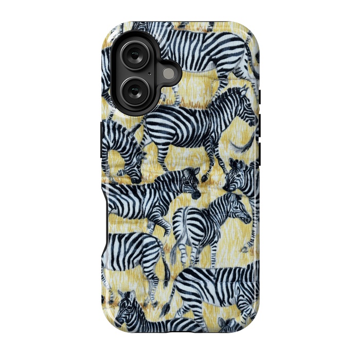 iPhone 16 StrongFit Zebras by Winston