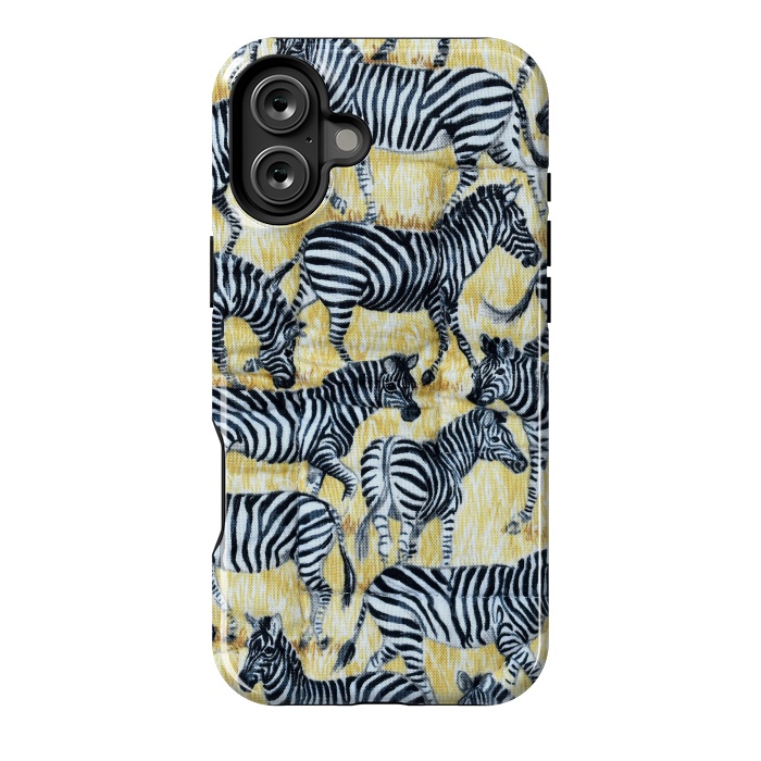 iPhone 16 Plus StrongFit Zebras by Winston